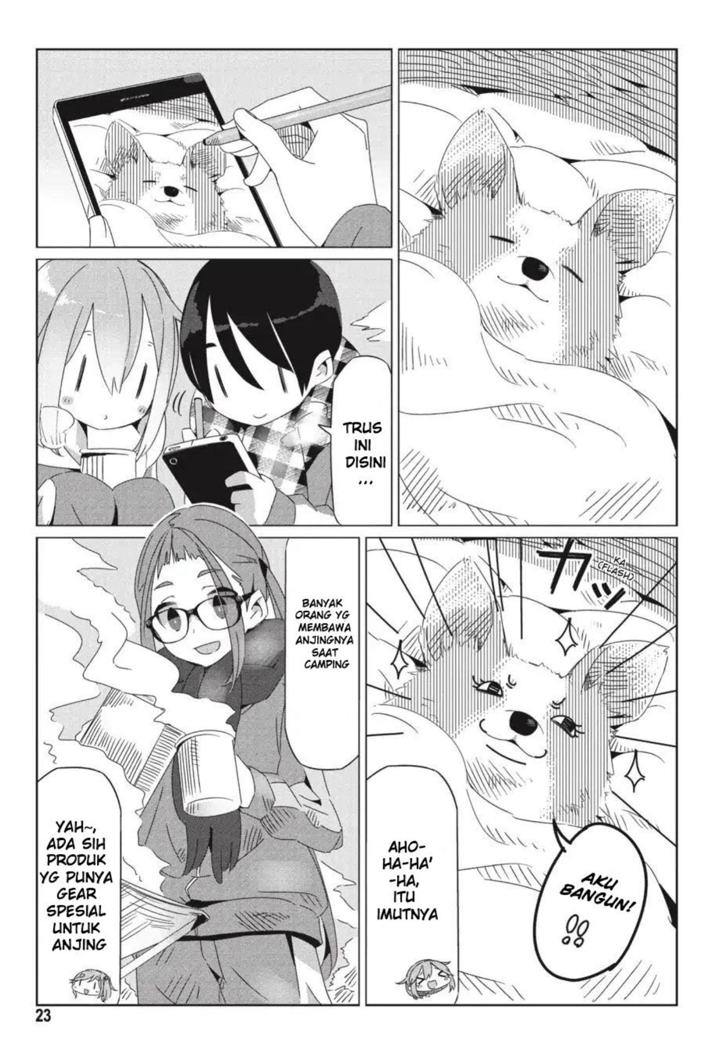 Yuru Camp△ Chapter 19 - halaman 25
