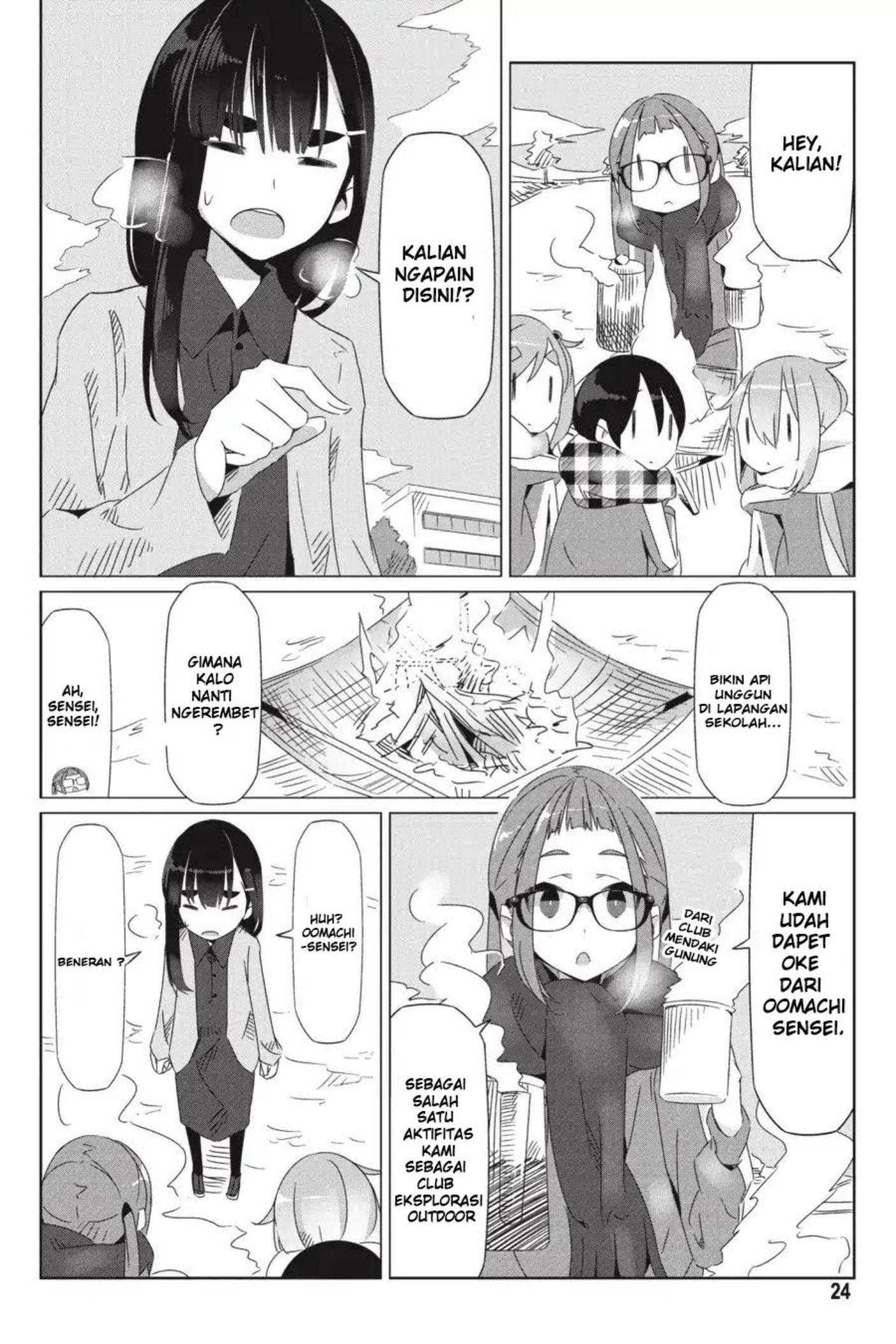 Yuru Camp△ Chapter 19 - halaman 26