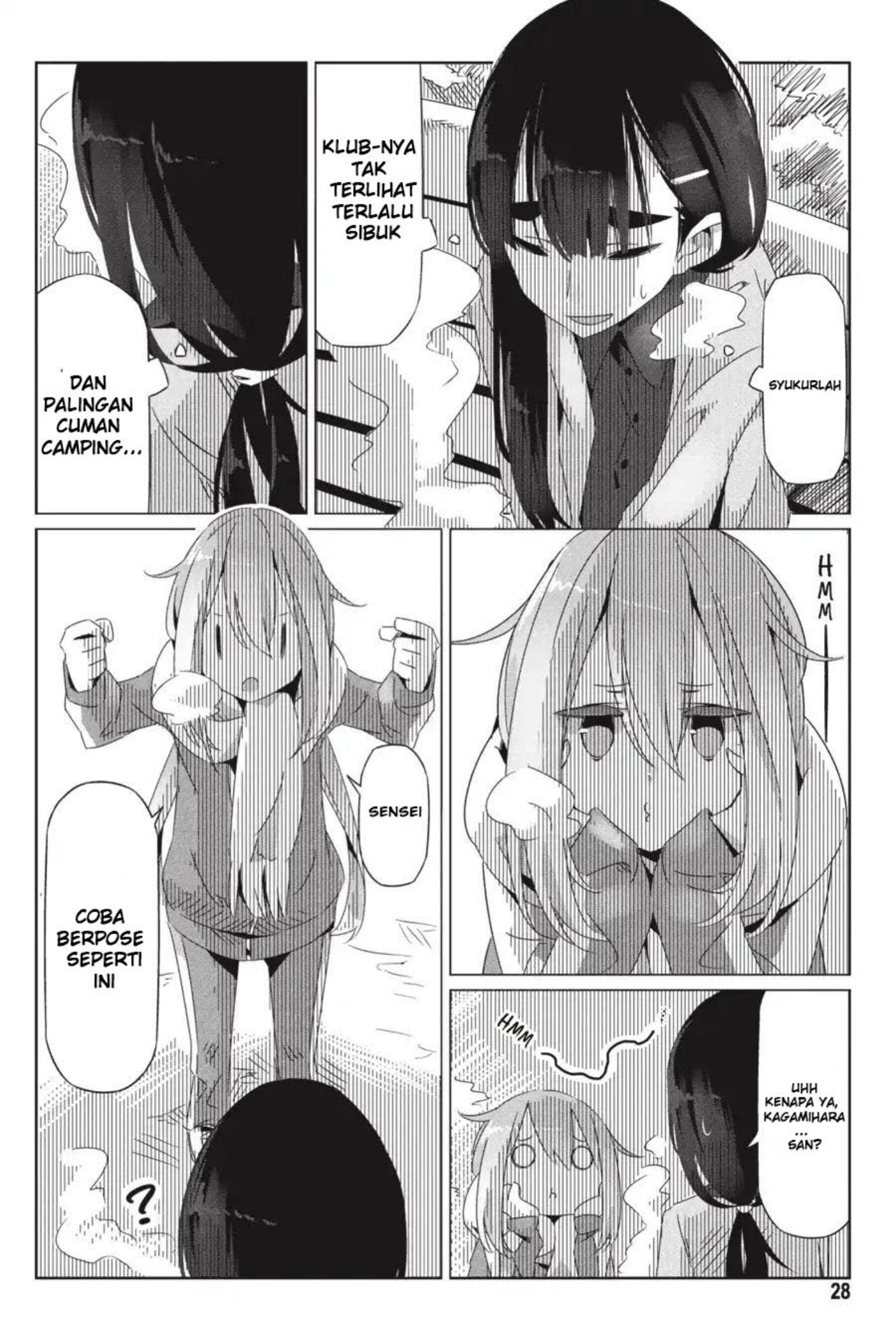 Yuru Camp△ Chapter 19 - halaman 30