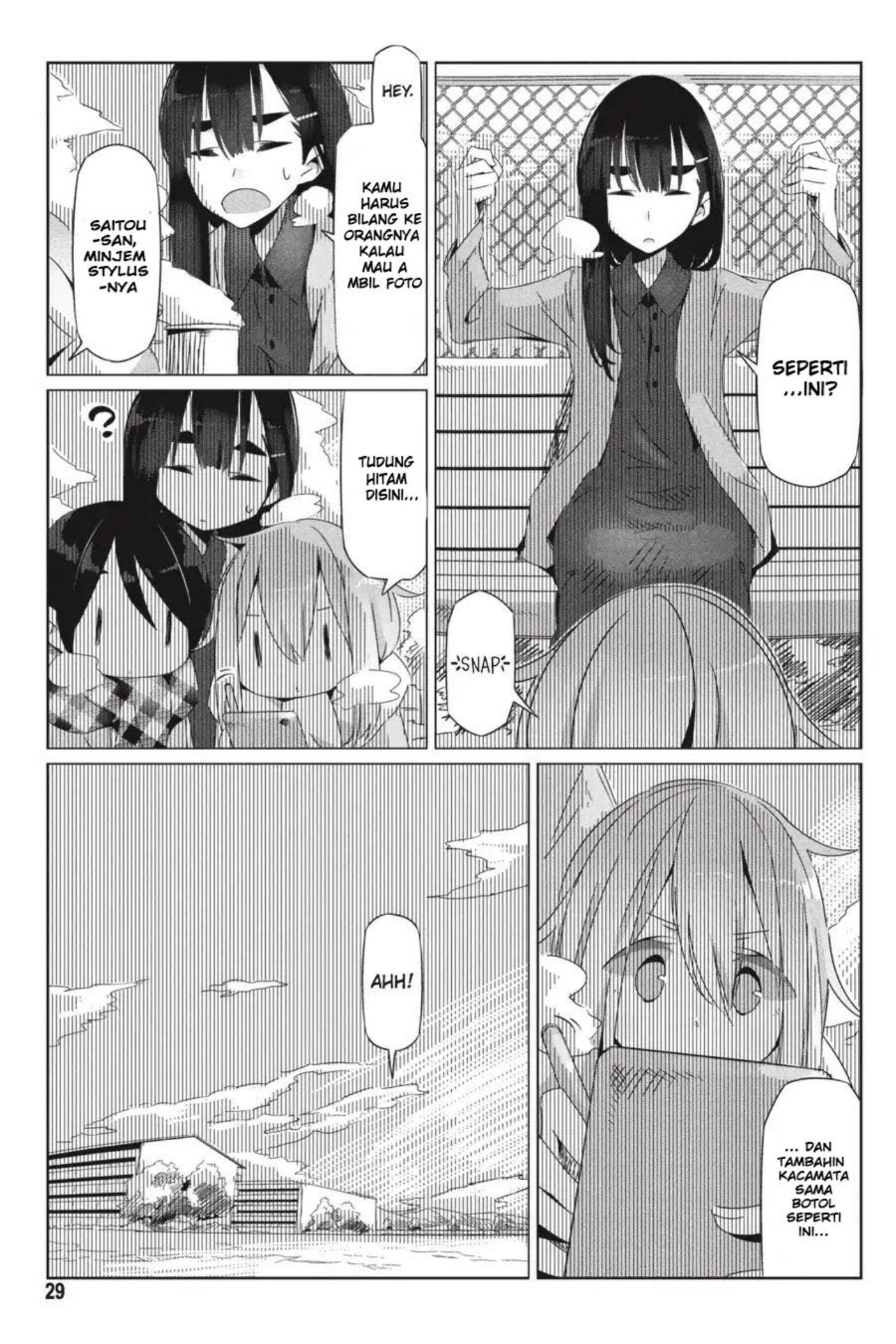 Yuru Camp△ Chapter 19 - halaman 31