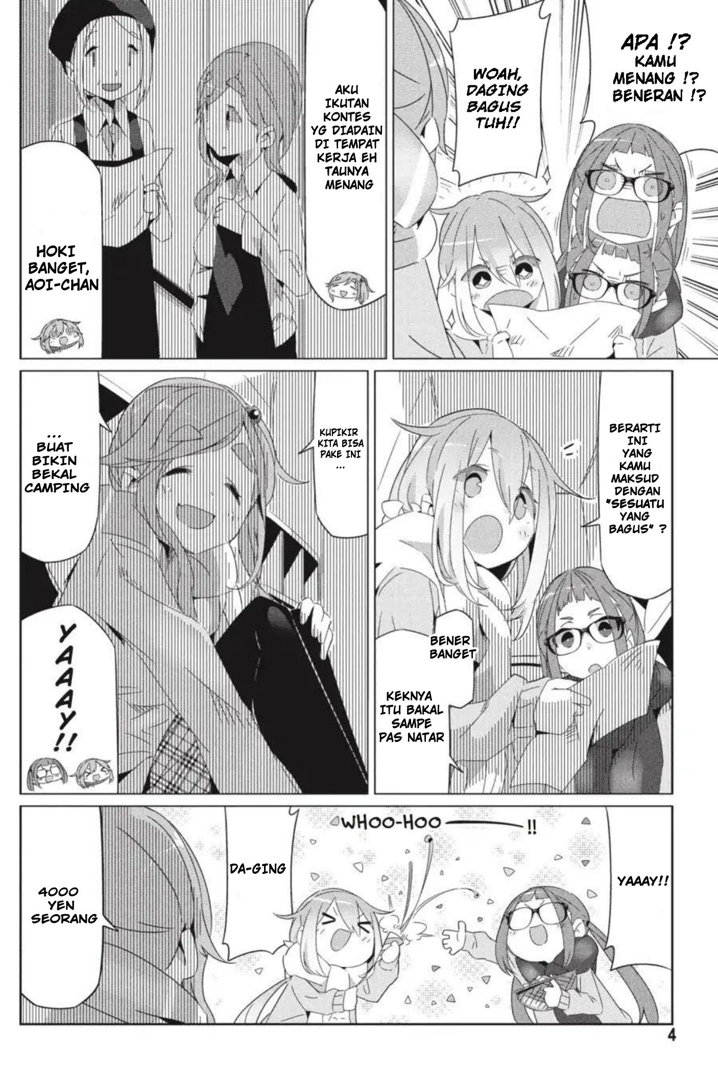 Yuru Camp△ Chapter 19 - halaman 6