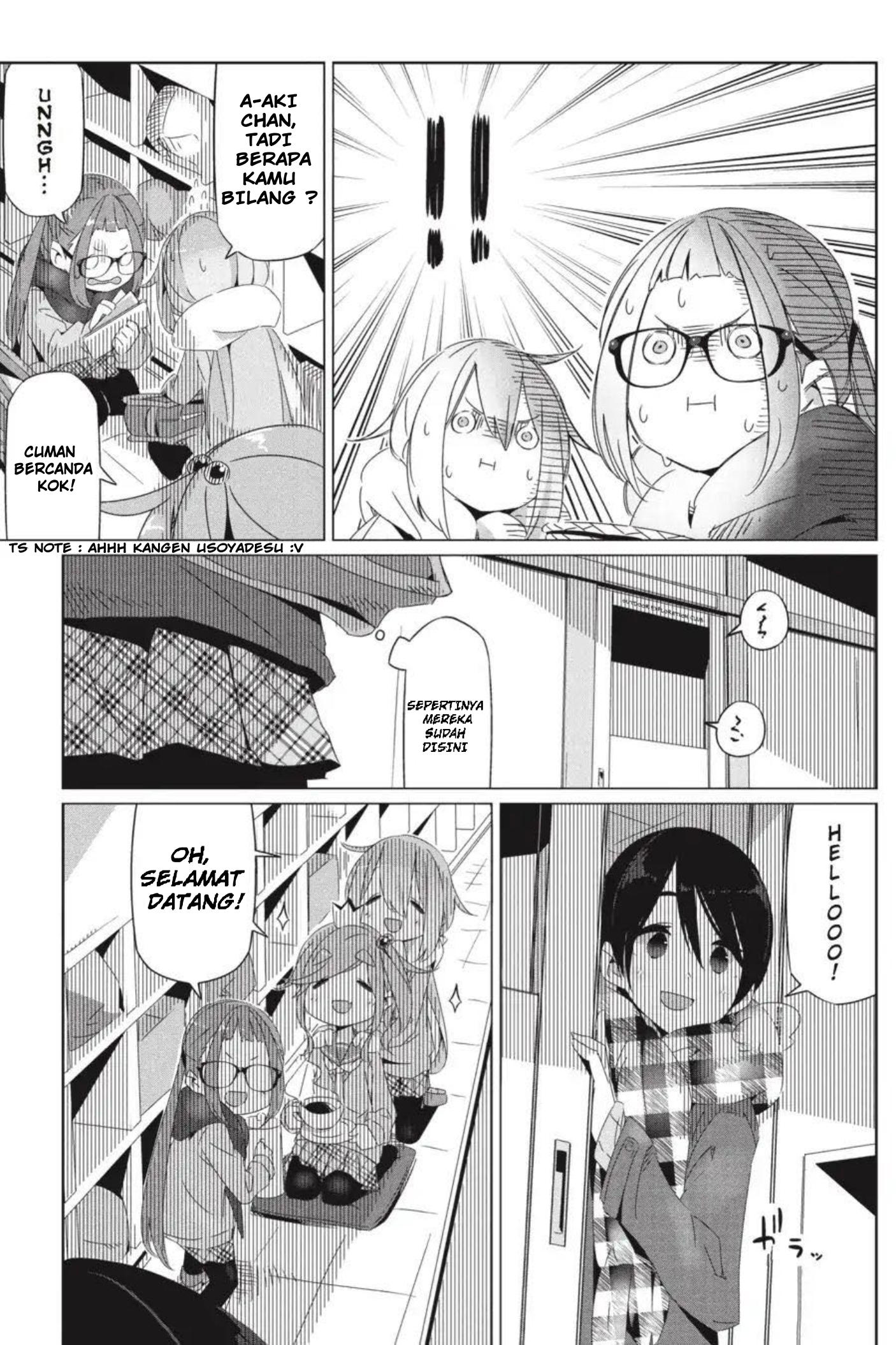 Yuru Camp△ Chapter 19 - halaman 7