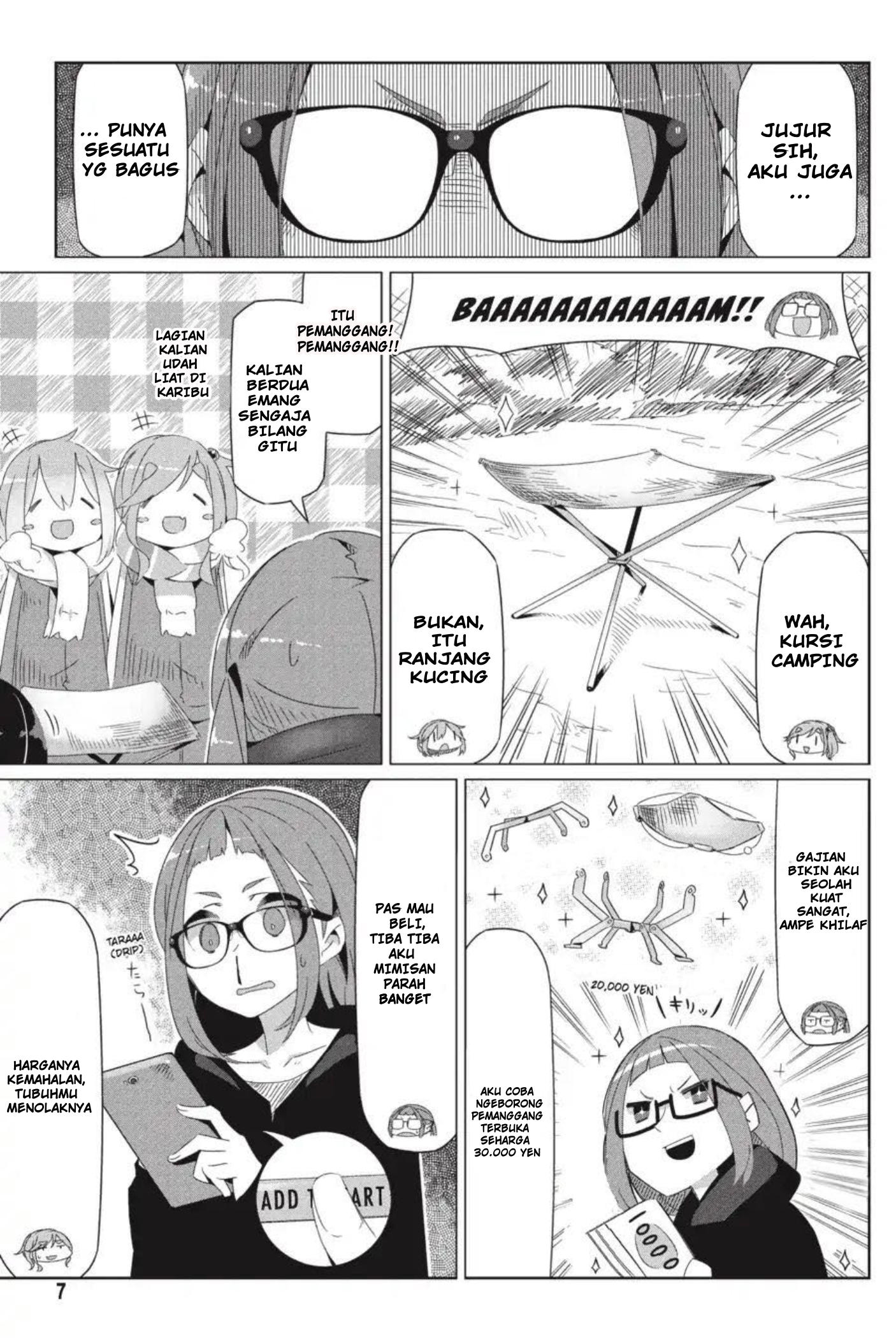 Yuru Camp△ Chapter 19 - halaman 9