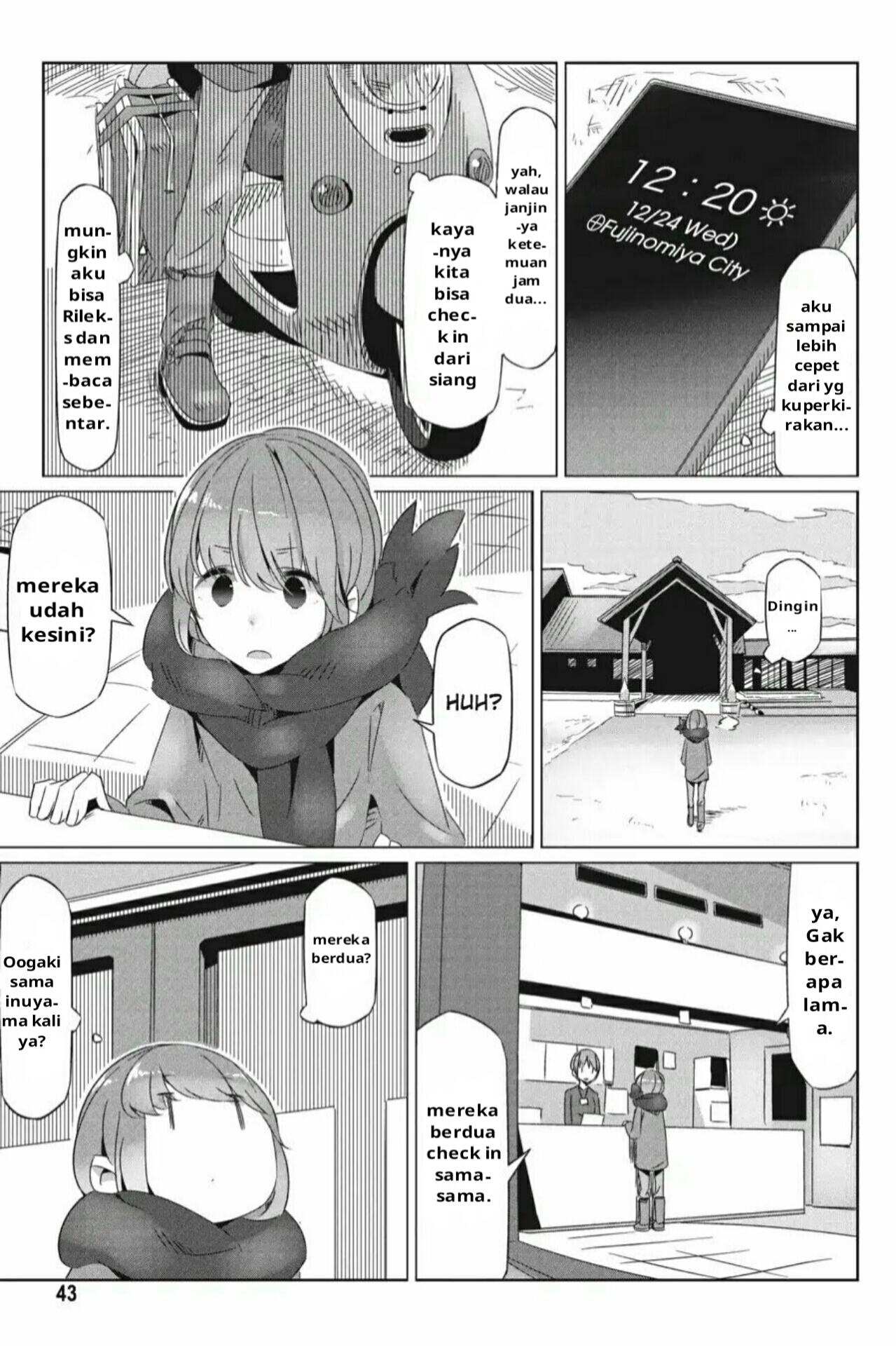 Yuru Camp△ Chapter 20 - halaman 10