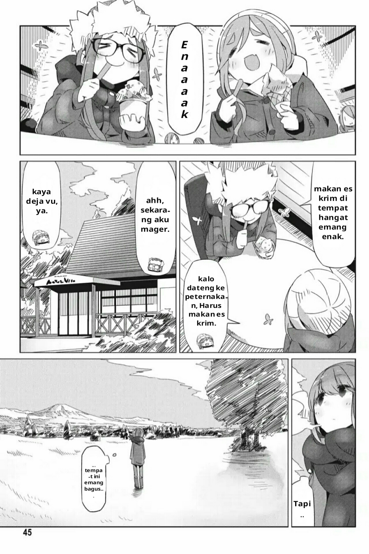 Yuru Camp△ Chapter 20 - halaman 12