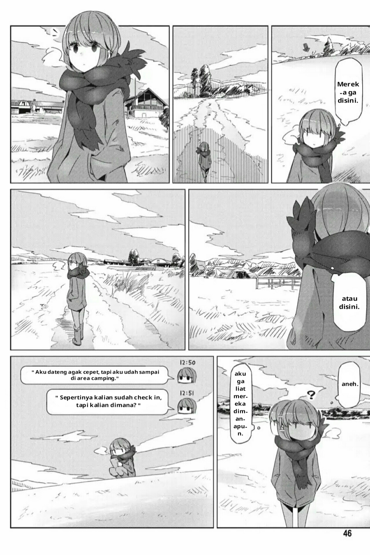 Yuru Camp△ Chapter 20 - halaman 13