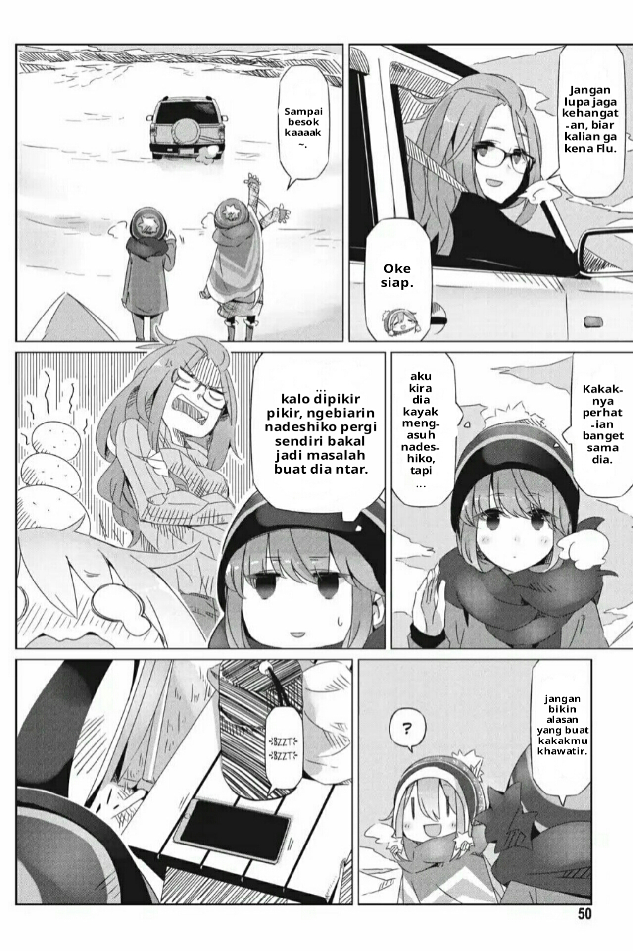 Yuru Camp△ Chapter 20 - halaman 16