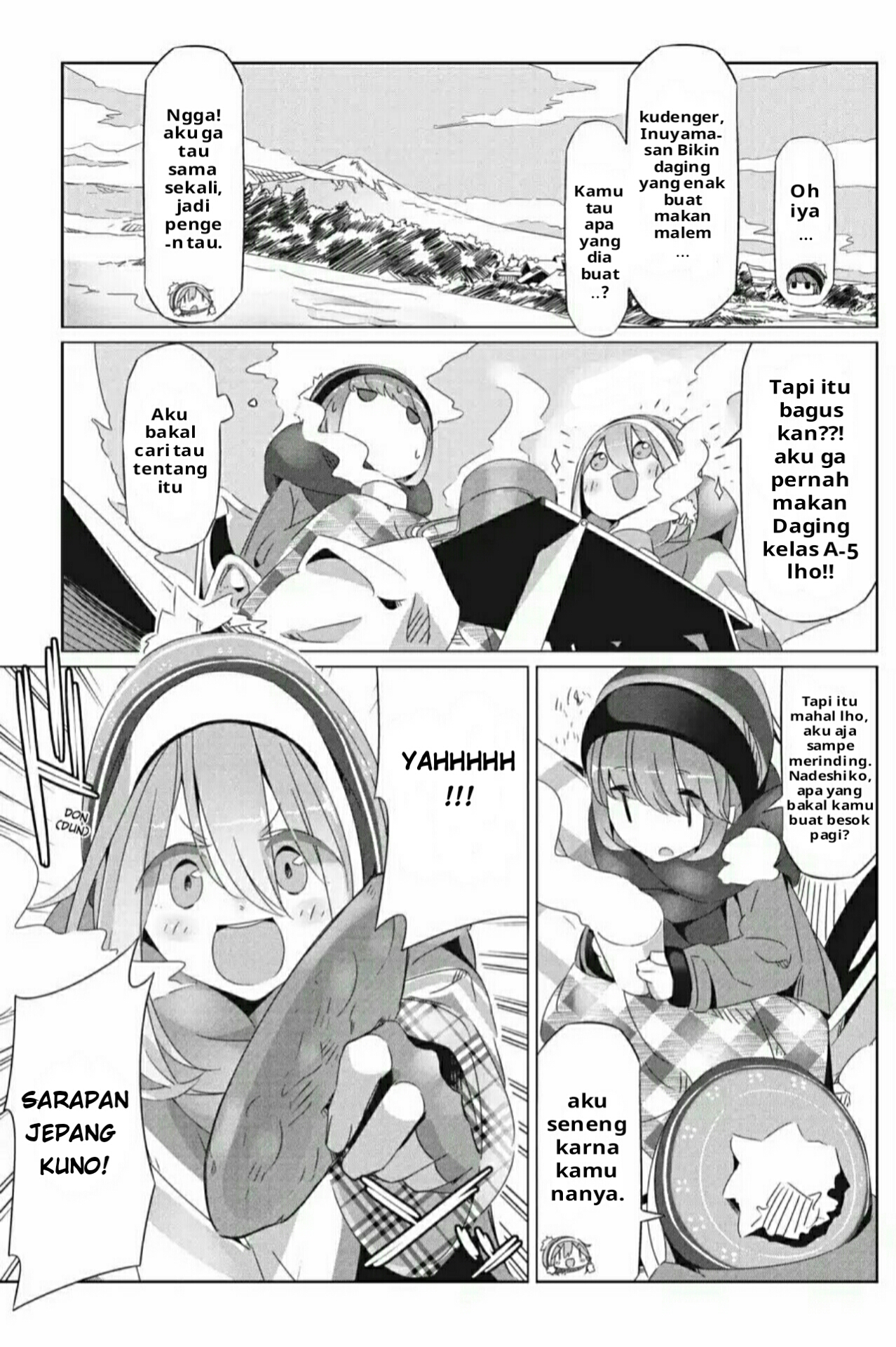Yuru Camp△ Chapter 20 - halaman 23