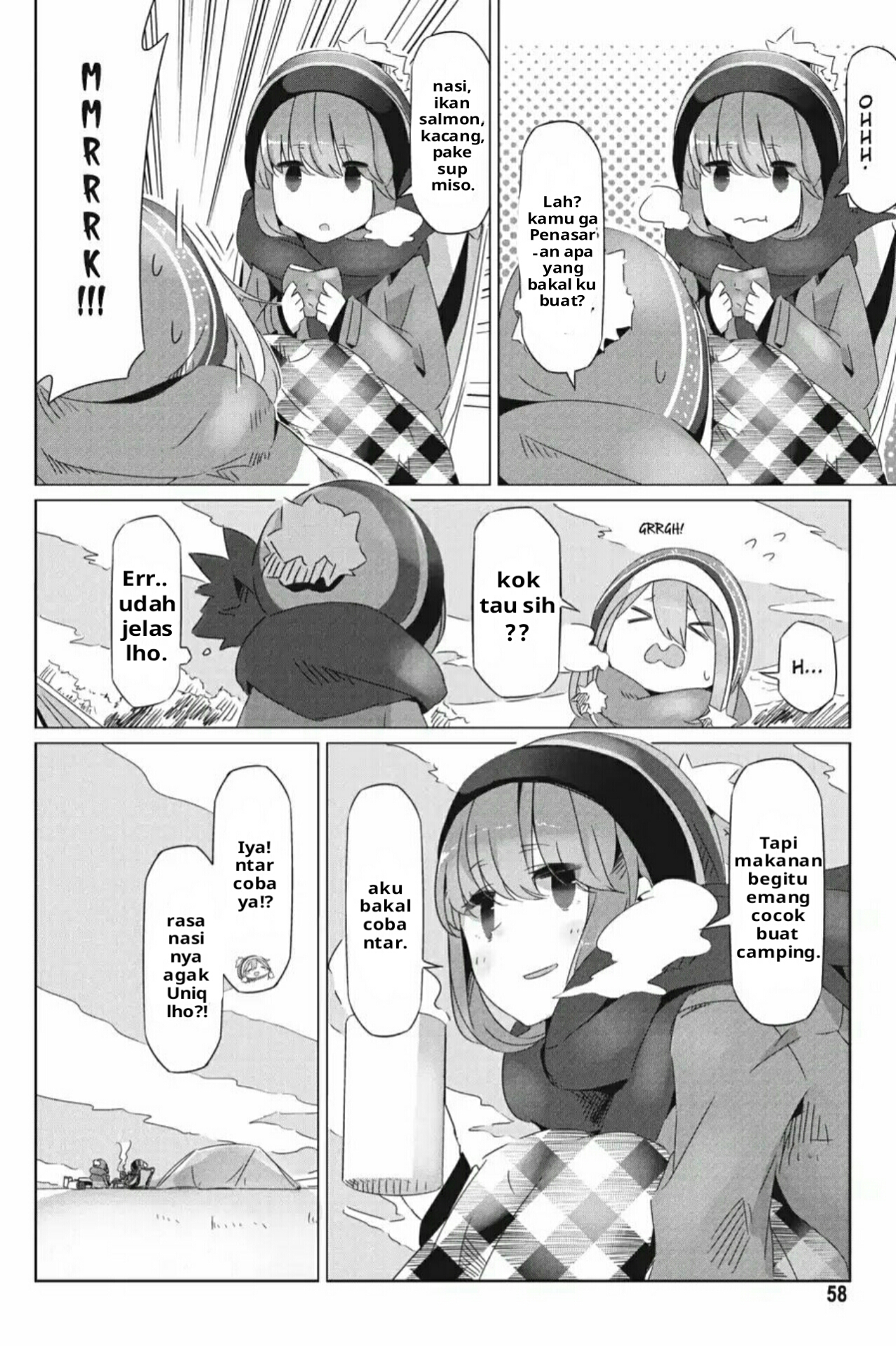 Yuru Camp△ Chapter 20 - halaman 24