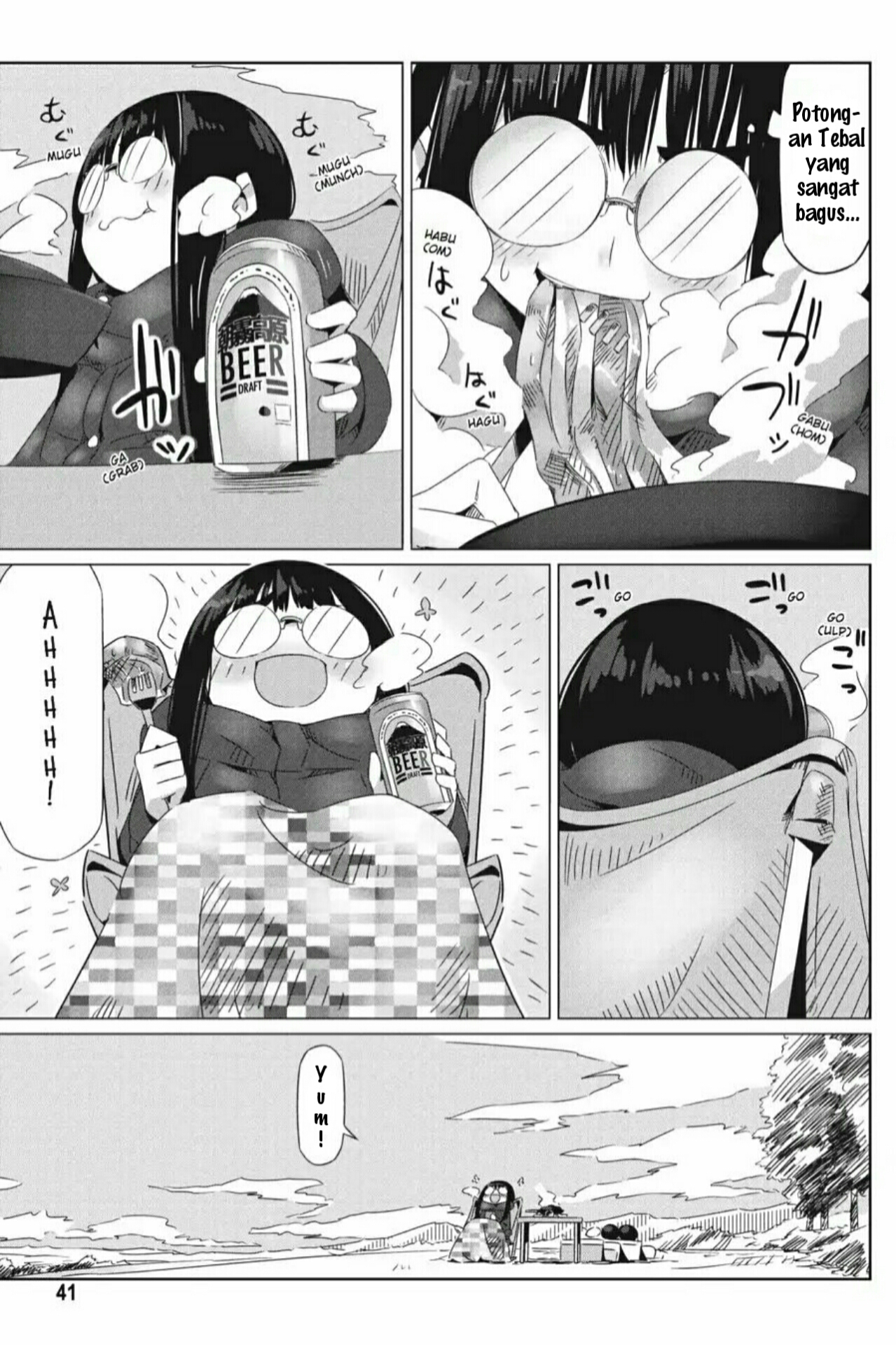 Yuru Camp△ Chapter 20 - halaman 8