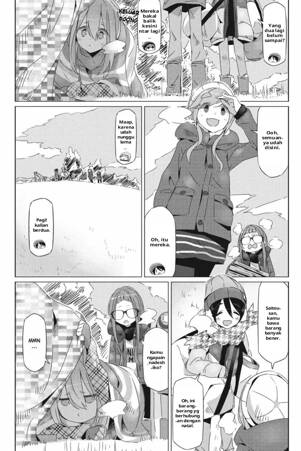 Yuru Camp△ Chapter 21 - halaman 10