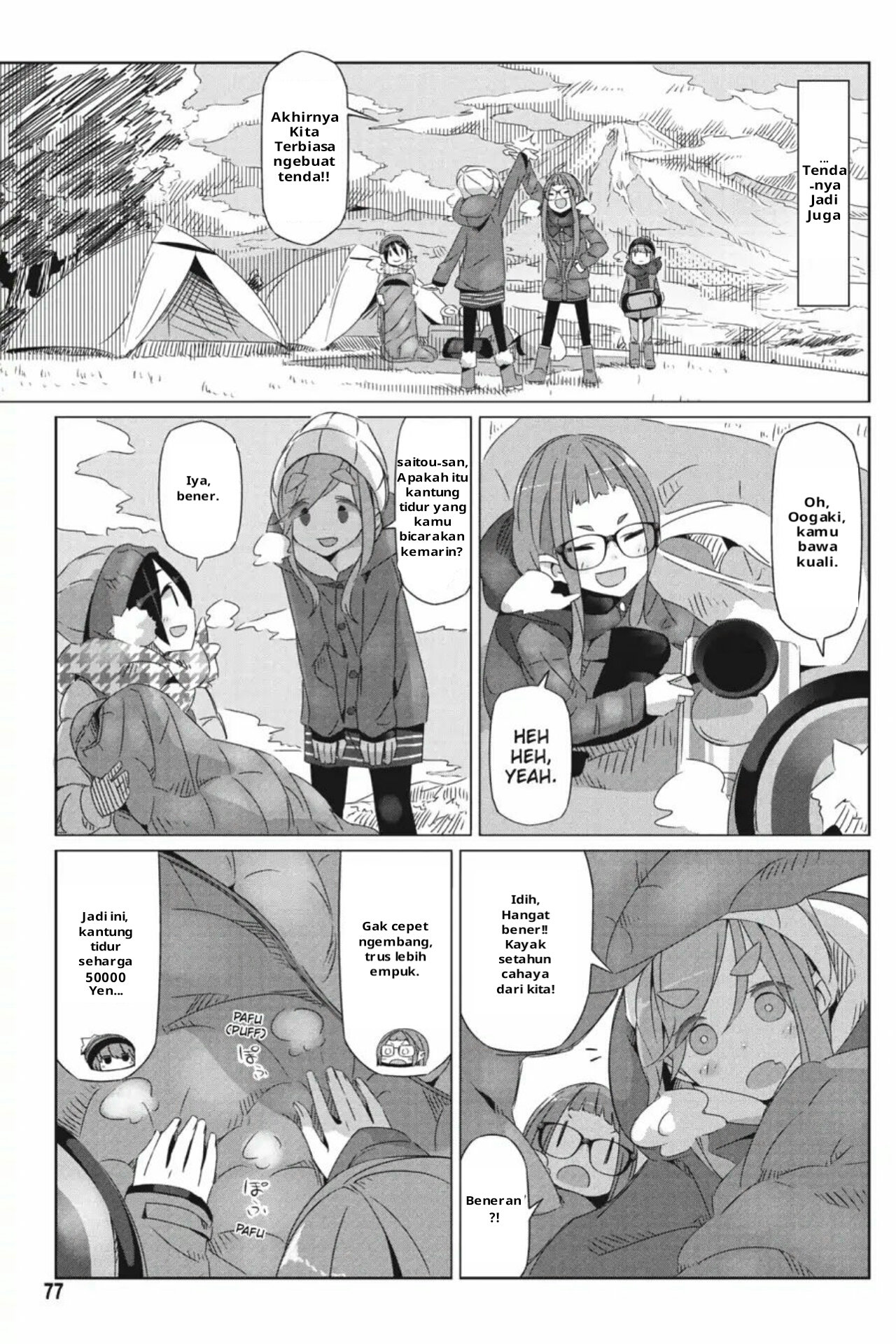 Yuru Camp△ Chapter 21 - halaman 15