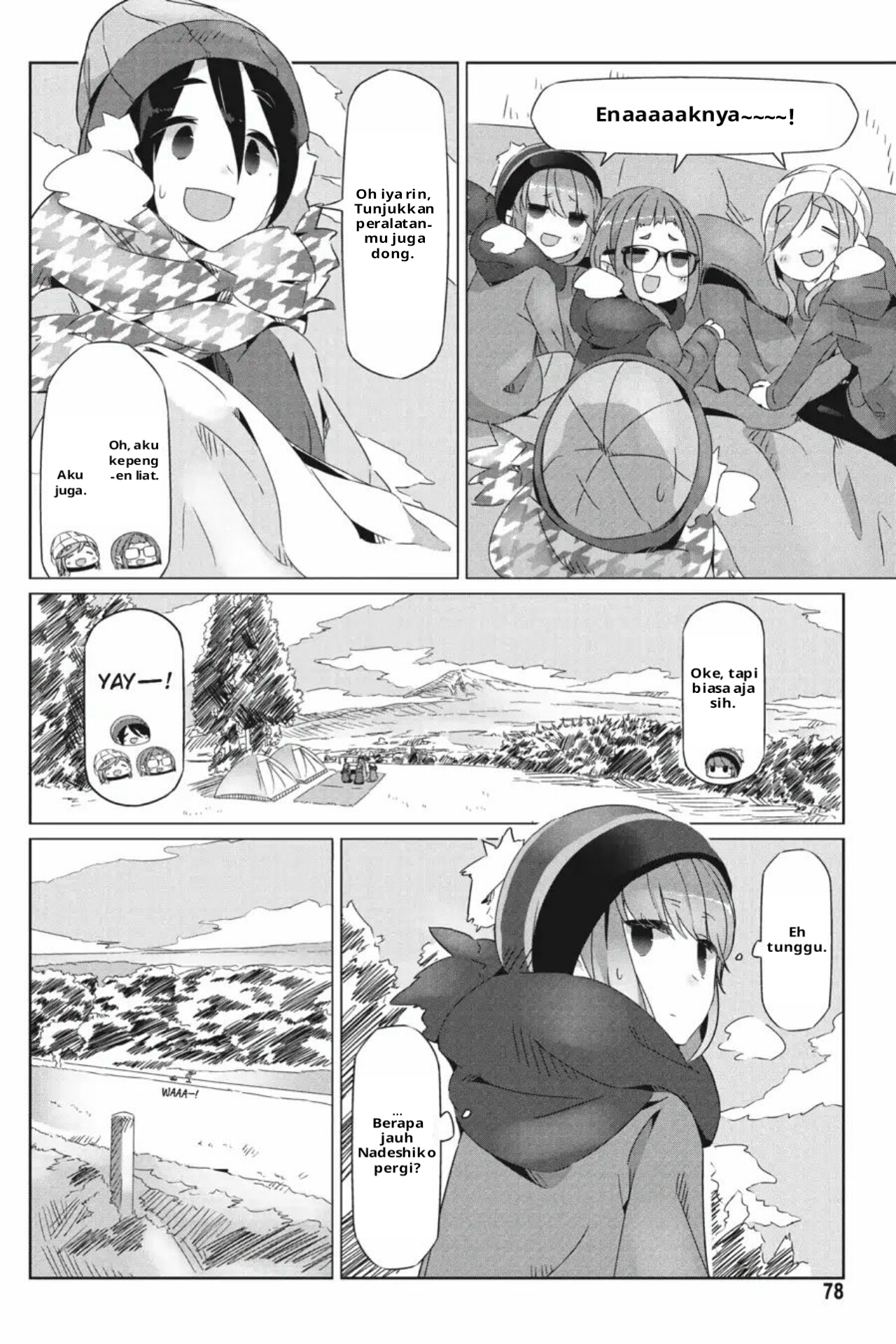 Yuru Camp△ Chapter 21 - halaman 16