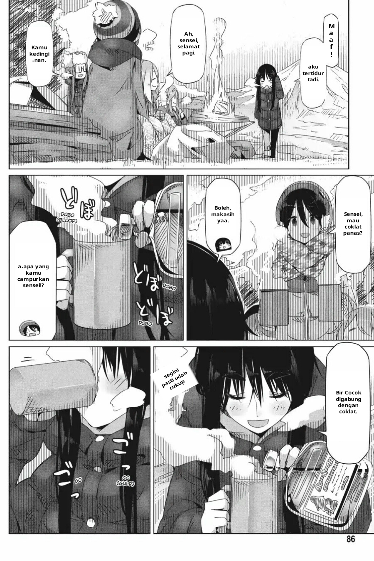 Yuru Camp△ Chapter 21 - halaman 22