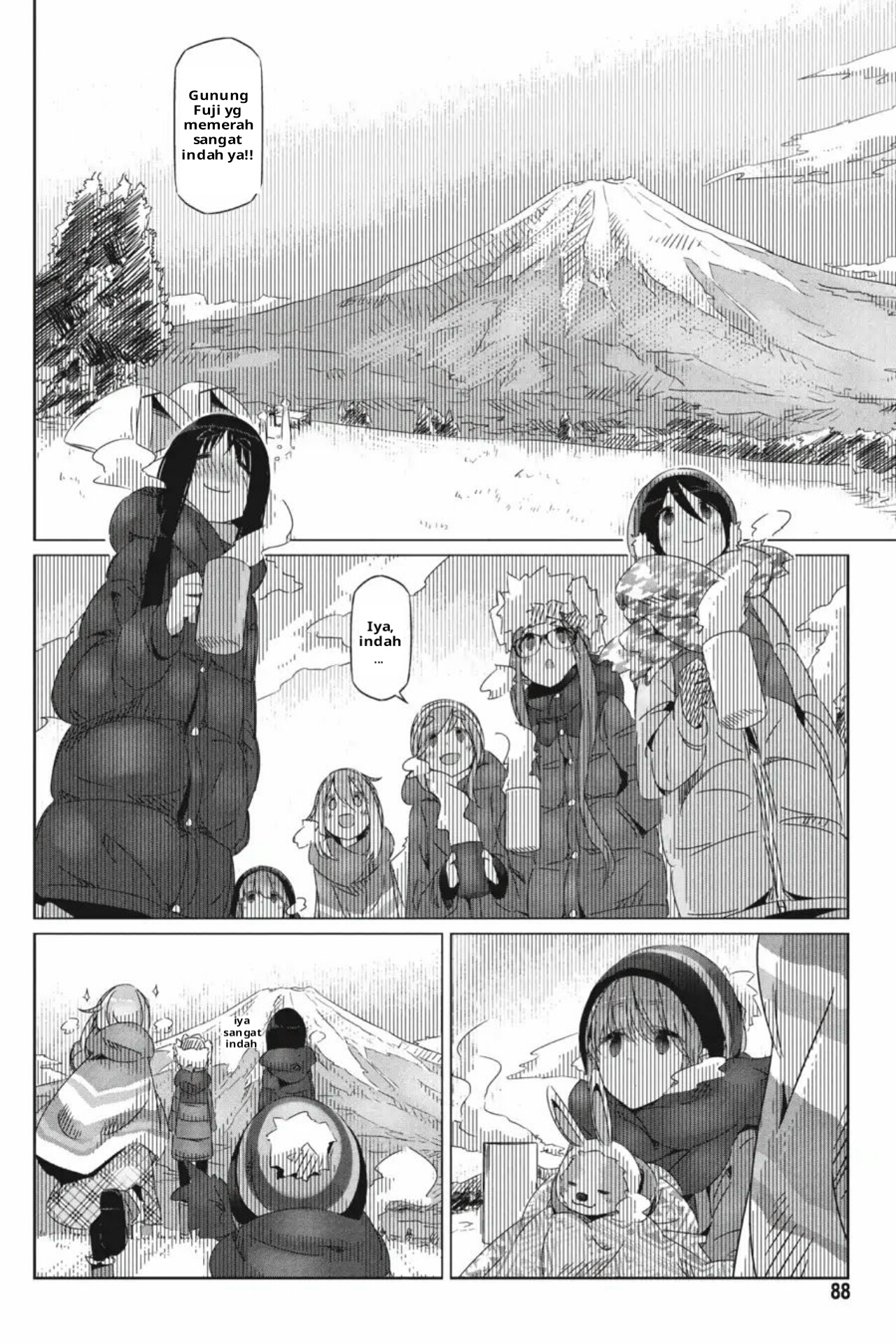 Yuru Camp△ Chapter 21 - halaman 24