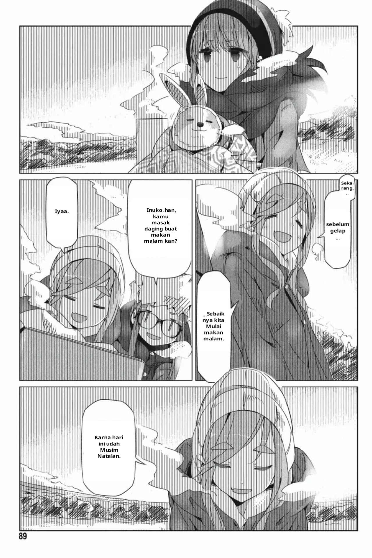 Yuru Camp△ Chapter 21 - halaman 25