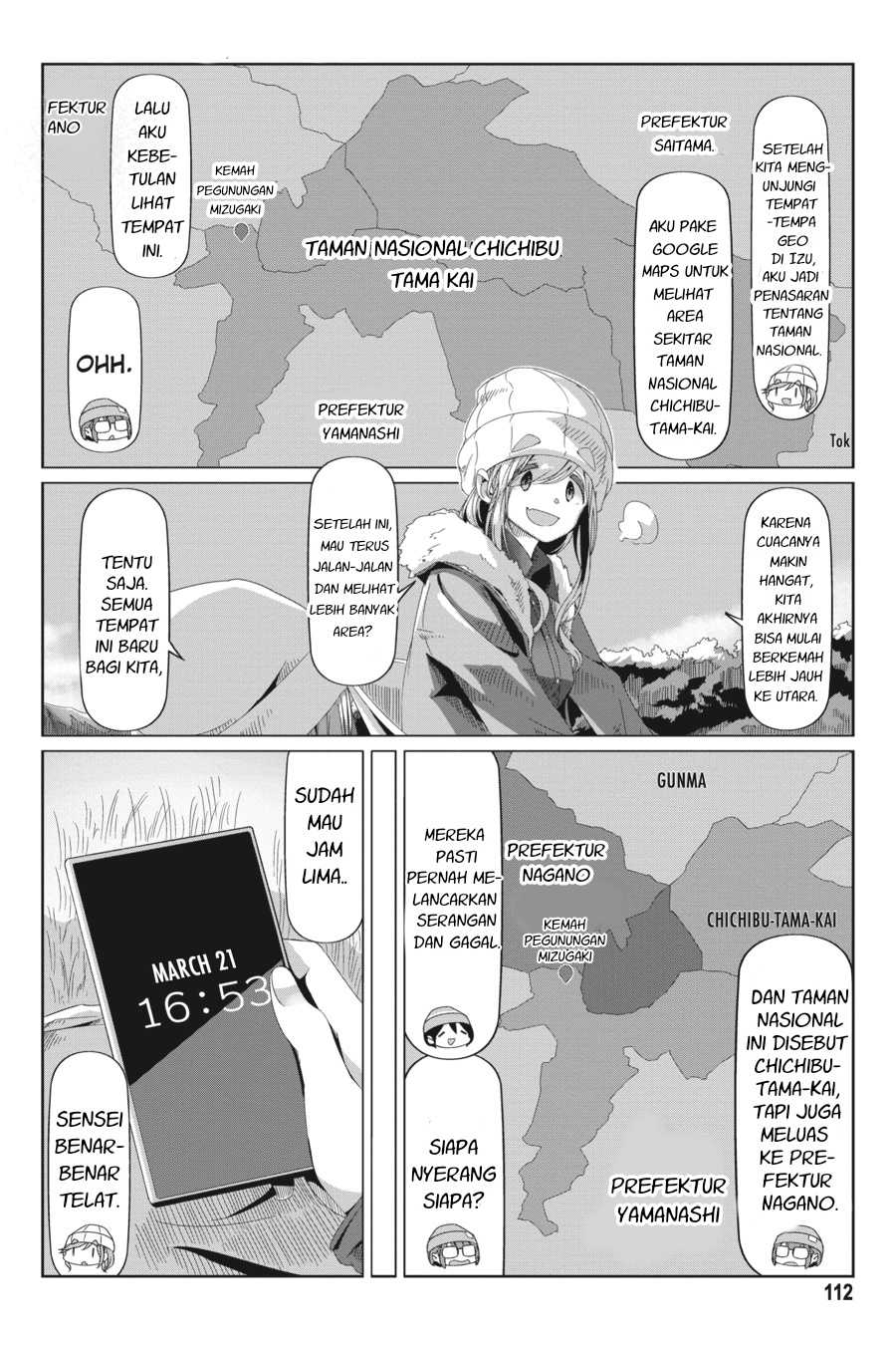 Yuru Camp△ Chapter 68 - halaman 7