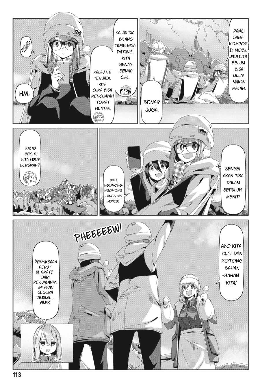 Yuru Camp△ Chapter 68 - halaman 8