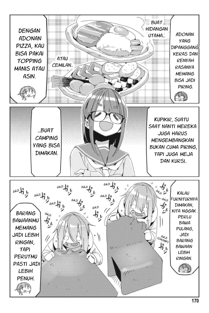 Yuru Camp△ Chapter 69.5 - halaman 12