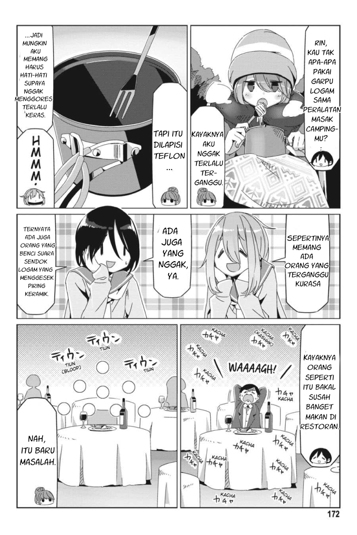 Yuru Camp△ Chapter 69.5 - halaman 14