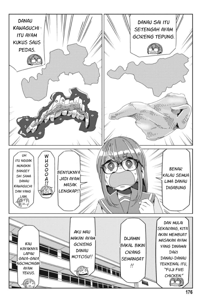 Yuru Camp△ Chapter 69.5 - halaman 18