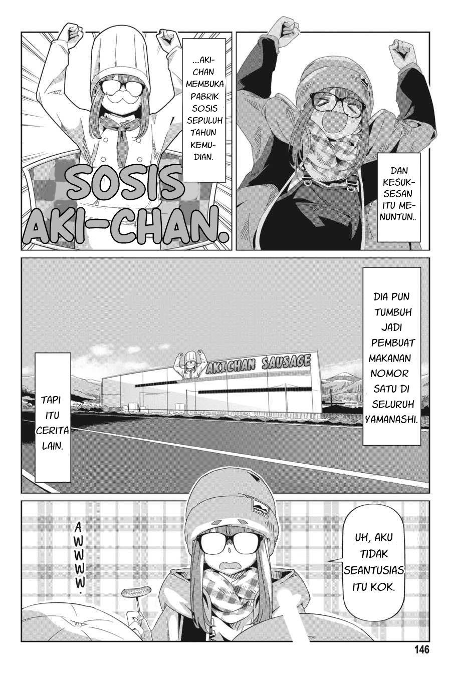 Yuru Camp△ Chapter 69 - halaman 15