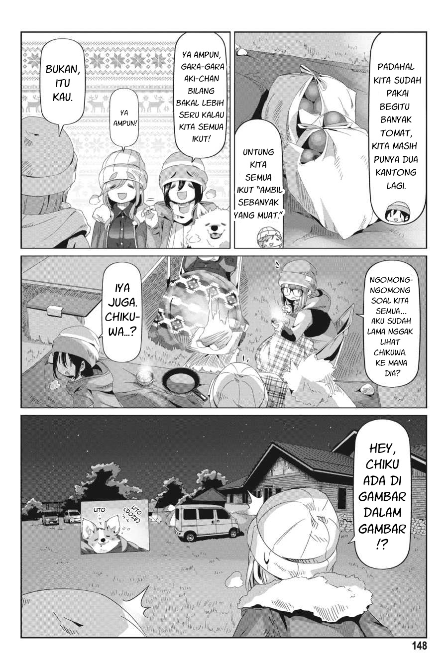 Yuru Camp△ Chapter 69 - halaman 17
