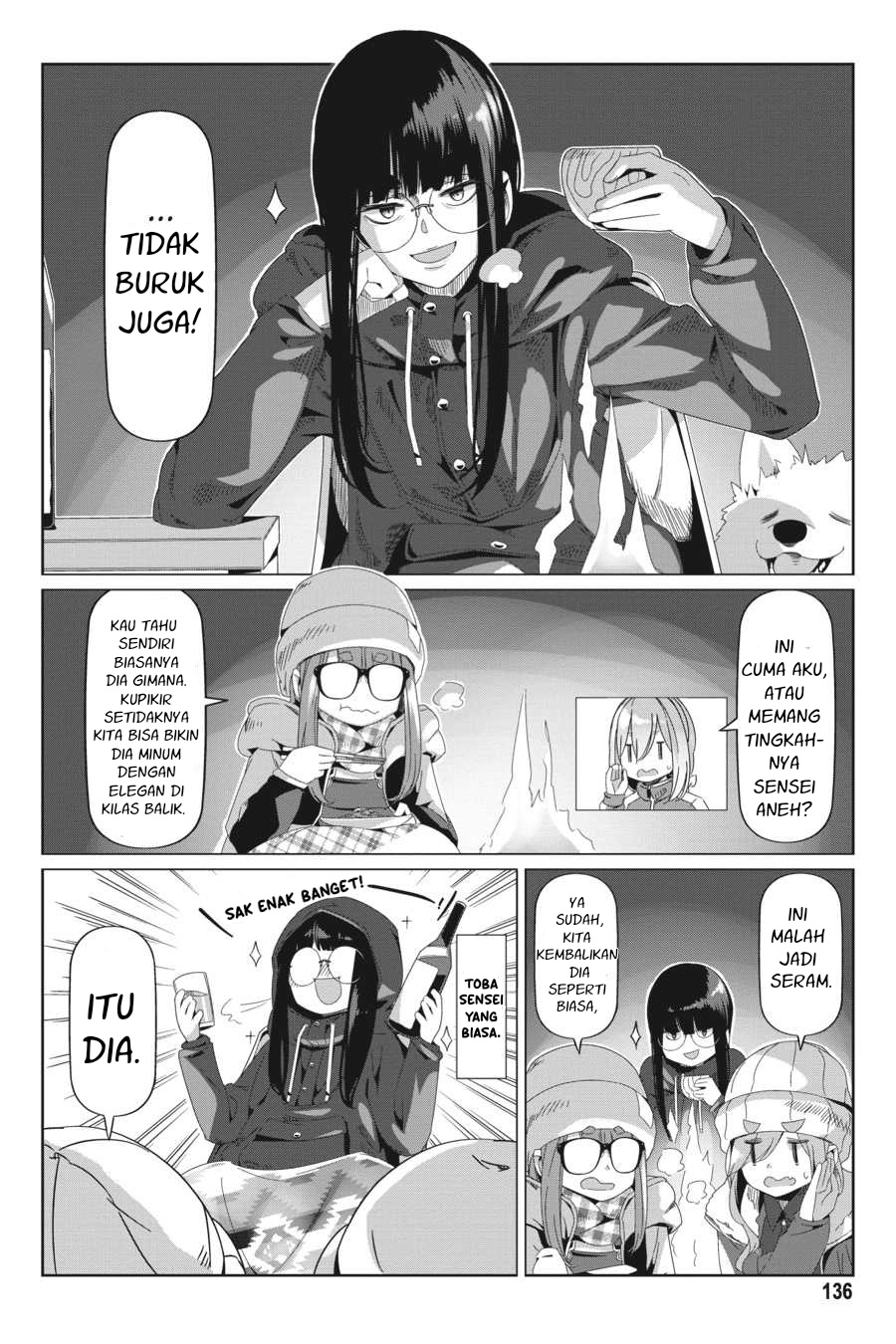 Yuru Camp△ Chapter 69 - halaman 5