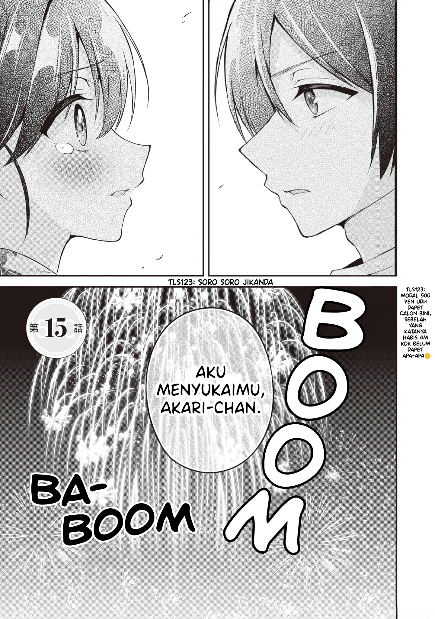 Yuujin ni 500-en Kashitara Shakkin no Kata ni Imouto wo Yokoshitekita no dakeredo, Ore wa Ittai Dousureba Ii n darou Chapter 15 - halaman 1