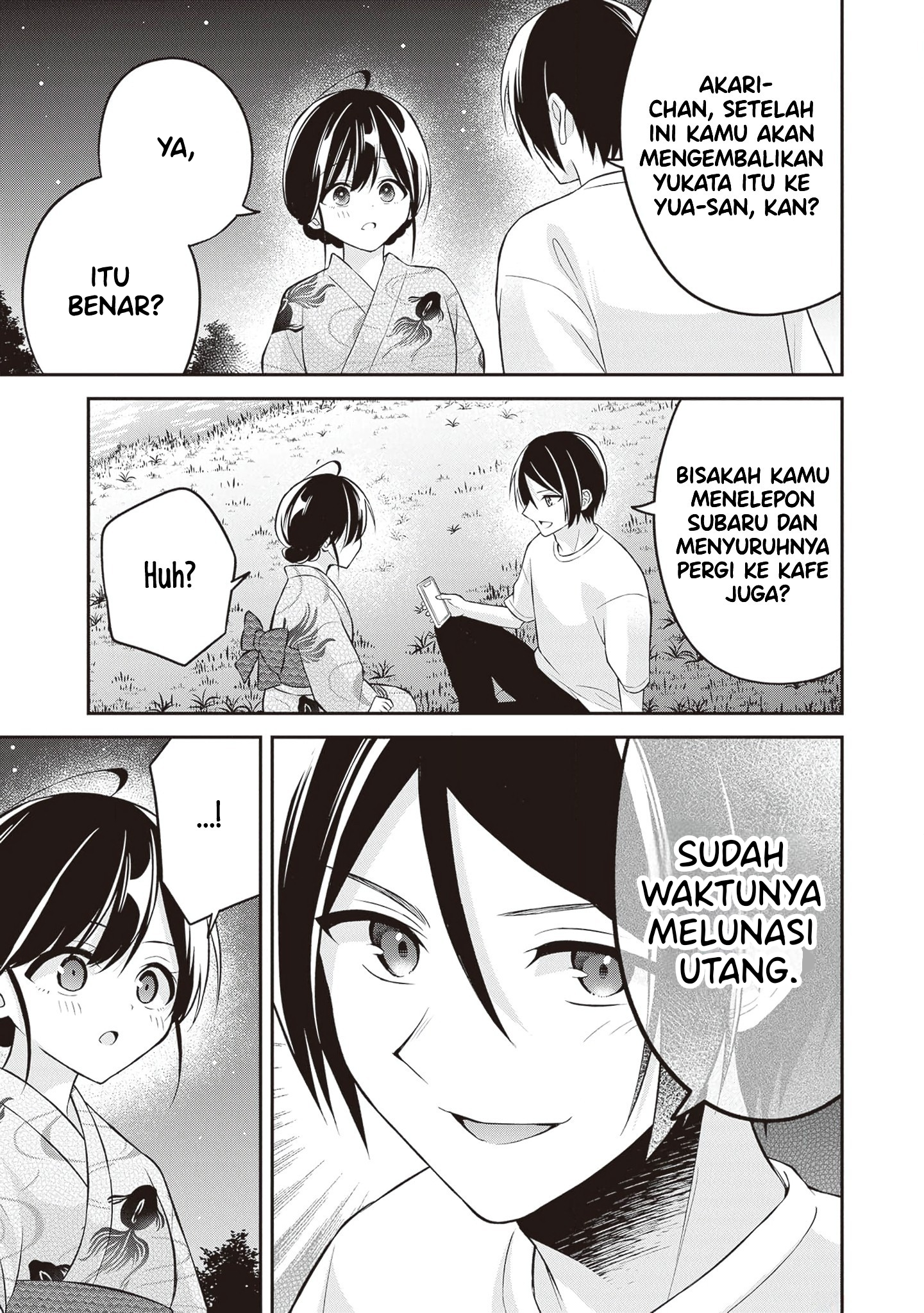 Yuujin ni 500-en Kashitara Shakkin no Kata ni Imouto wo Yokoshitekita no dakeredo, Ore wa Ittai Dousureba Ii n darou Chapter 15 - halaman 15
