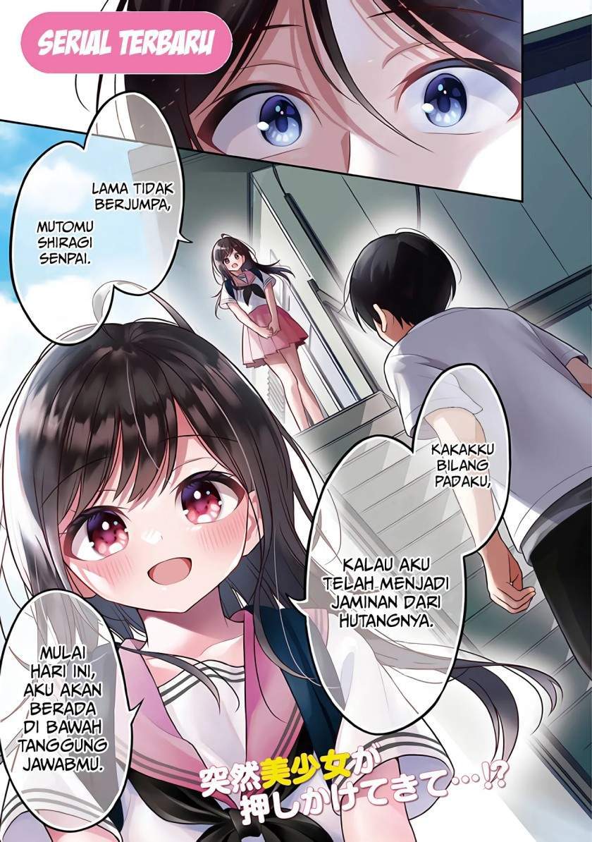 Yuujin ni 500 Yen Kashitara Shakkin no Kata ni Imouto wo Yokoshite Kita Nodakeredo, Ore wa Ittai Dou Sureba Iindarou Chapter 1 - halaman 2