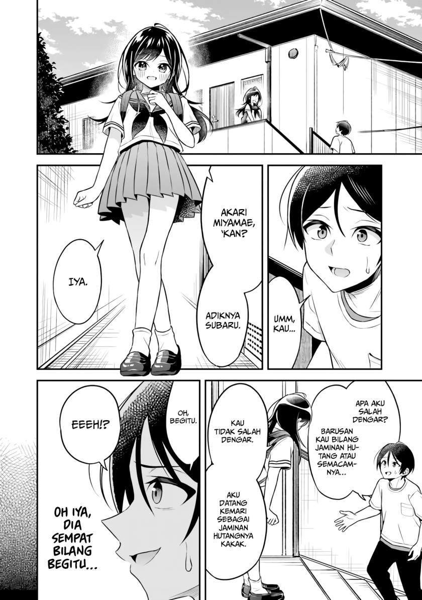 Yuujin ni 500 Yen Kashitara Shakkin no Kata ni Imouto wo Yokoshite Kita Nodakeredo, Ore wa Ittai Dou Sureba Iindarou Chapter 1 - halaman 4