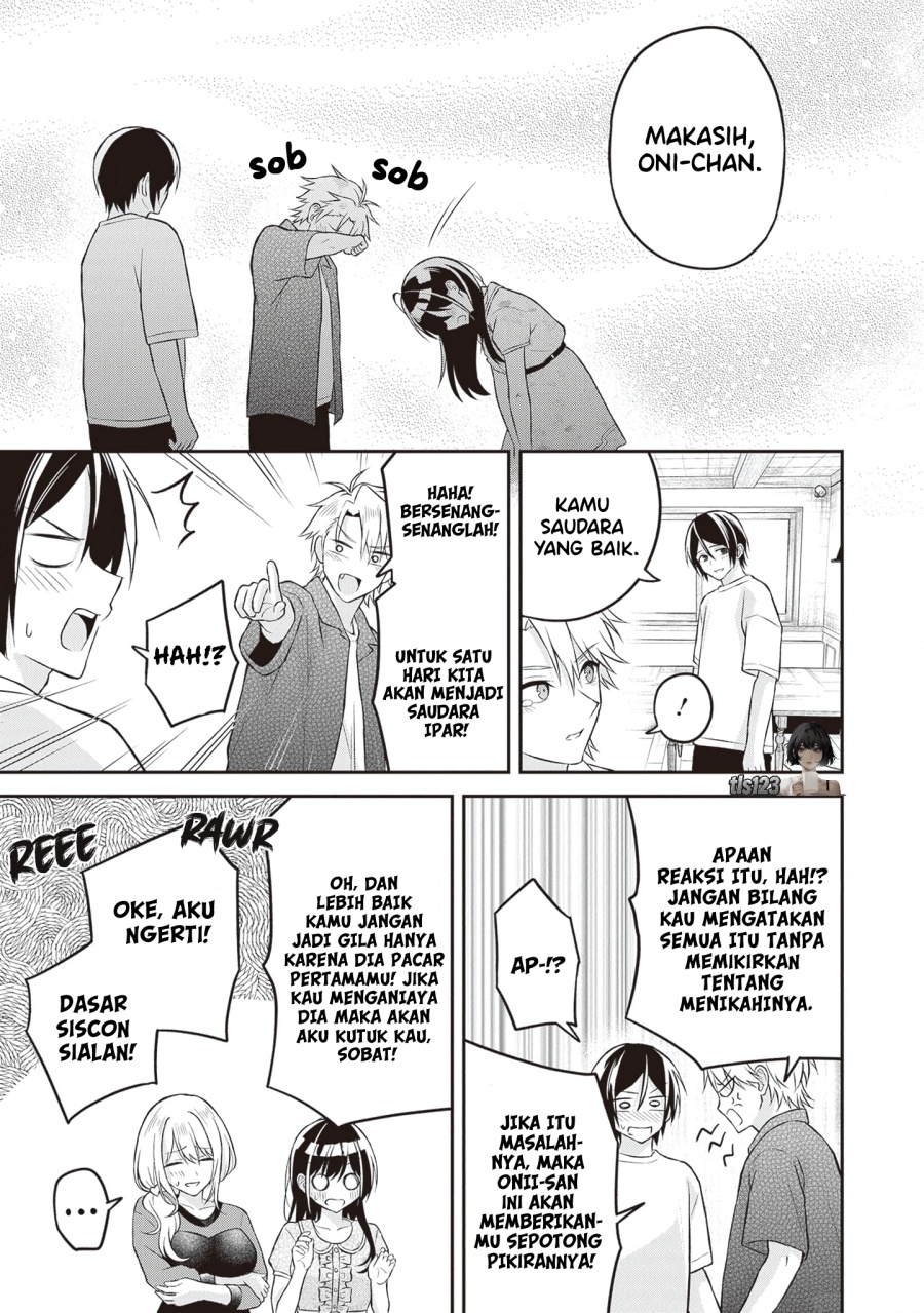Yuujin ni 500 Yen Kashitara Shakkin no Kata ni Imouto wo Yokoshite Kita Nodakeredo, Ore wa Ittai Dou Sureba Iindarou Chapter 15 - halaman 9
