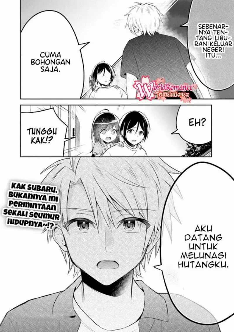 Yuujin ni 500 Yen Kashitara Shakkin no Kata ni Imouto wo Yokoshite Kita Nodakeredo, Ore wa Ittai Dou Sureba Iindarou Chapter 8 - halaman 11