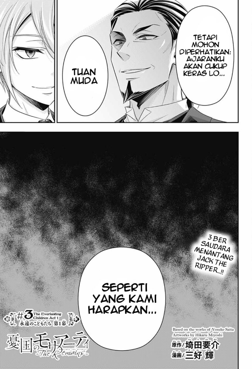 Yuukoku no Moriarty: The Remains Chapter 3 - halaman 2