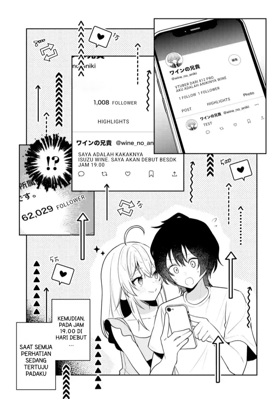 Yuumei VTuber no Ani dakedo, Nazeka Ore ga Yuumei ni Natteita Chapter 12.2 - halaman 9