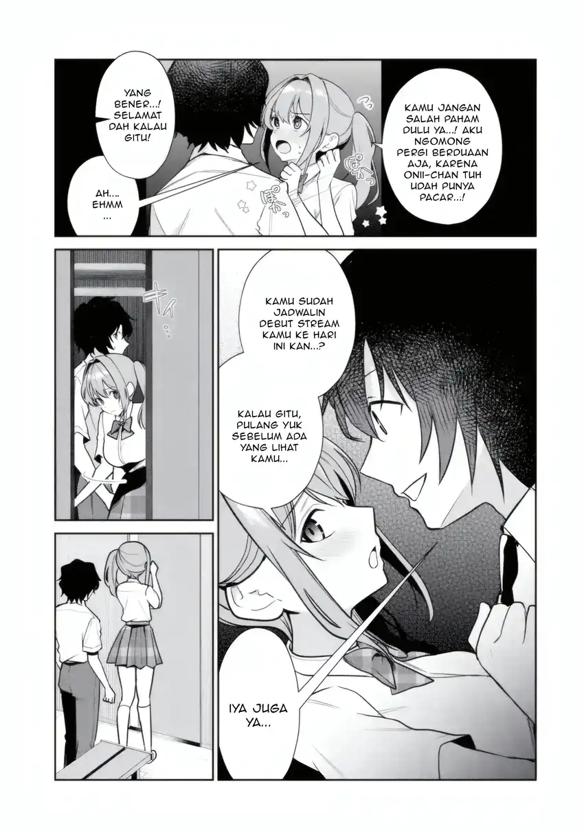 Yuumei VTuber no Ani dakedo, Nazeka Ore ga Yuumei ni Natteita Chapter 14.2 - halaman 6