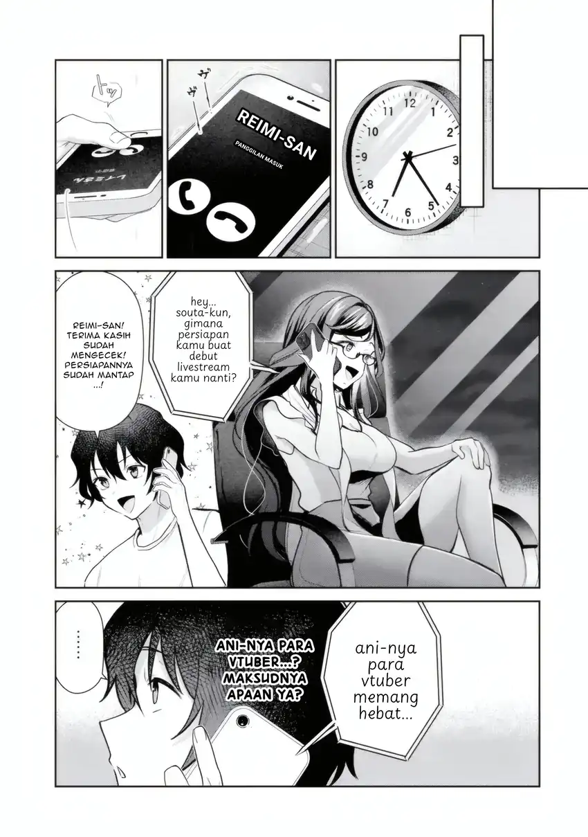 Yuumei VTuber no Ani dakedo, Nazeka Ore ga Yuumei ni Natteita Chapter 14.2 - halaman 8
