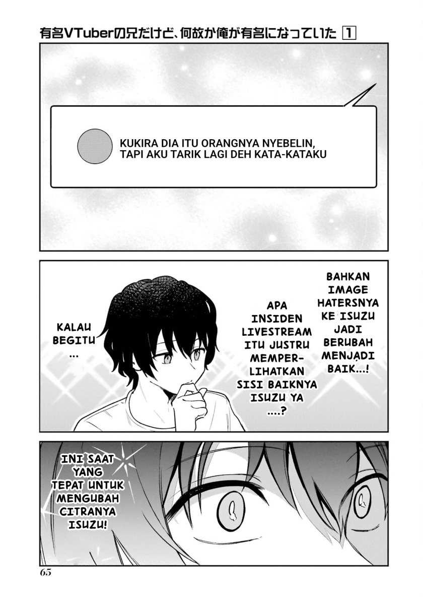 Yuumei VTuber no Ani dakedo, Nazeka Ore ga Yuumei ni Natteita Chapter 3.2 - halaman 14