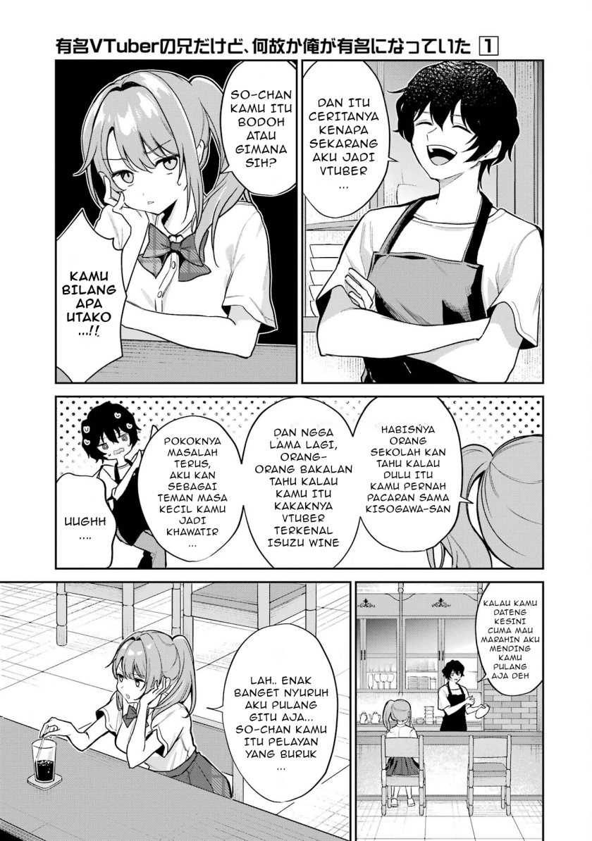 Yuumei VTuber no Ani dakedo, Nazeka Ore ga Yuumei ni Natteita Chapter 3.2 - halaman 18