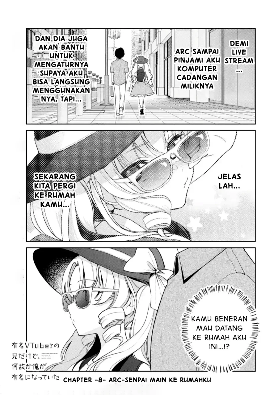 Yuumei VTuber no Ani dakedo, Nazeka Ore ga Yuumei ni Natteita Chapter 8.2 - halaman 2