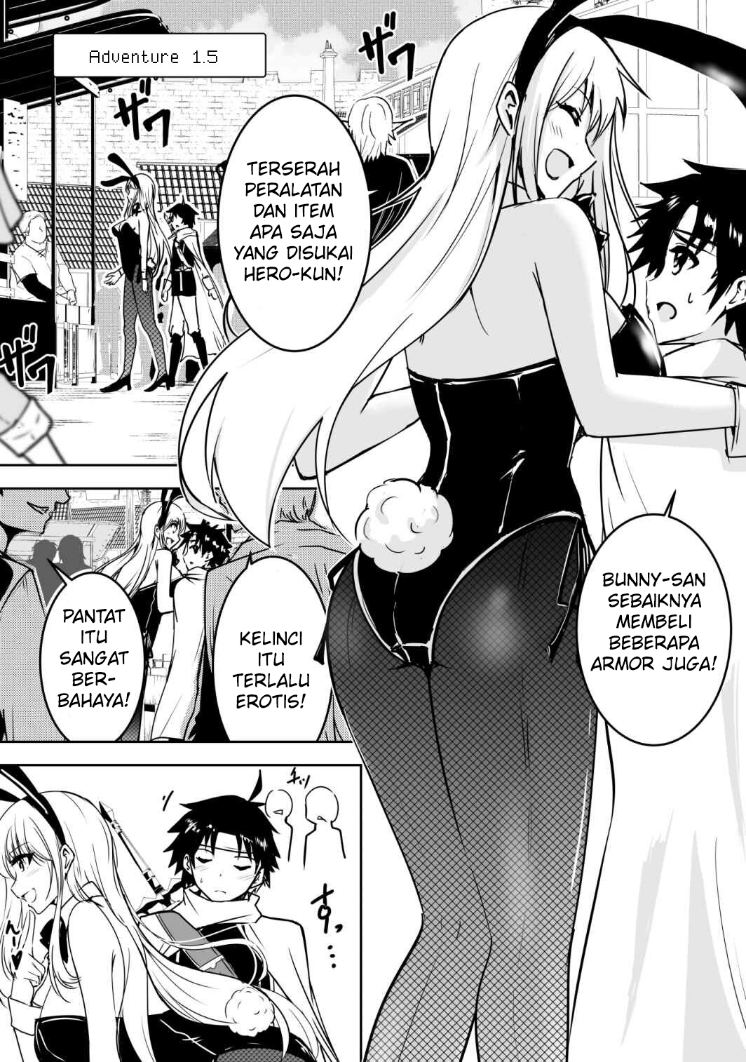 Yuusha-kun wa Tabidatenai Chapter 1.5 - halaman 1