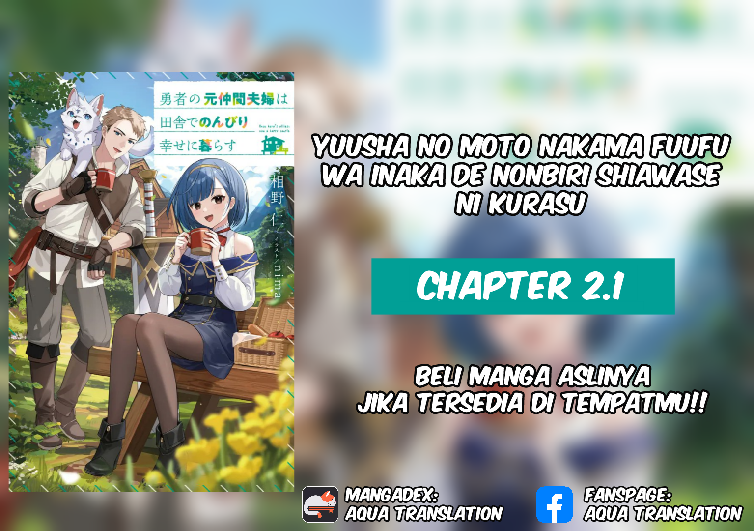 Yuusha no Moto Nakama Fuufu wa Inaka de Nonbiri Shiawase ni Kurasu Chapter 2.1 - halaman 1