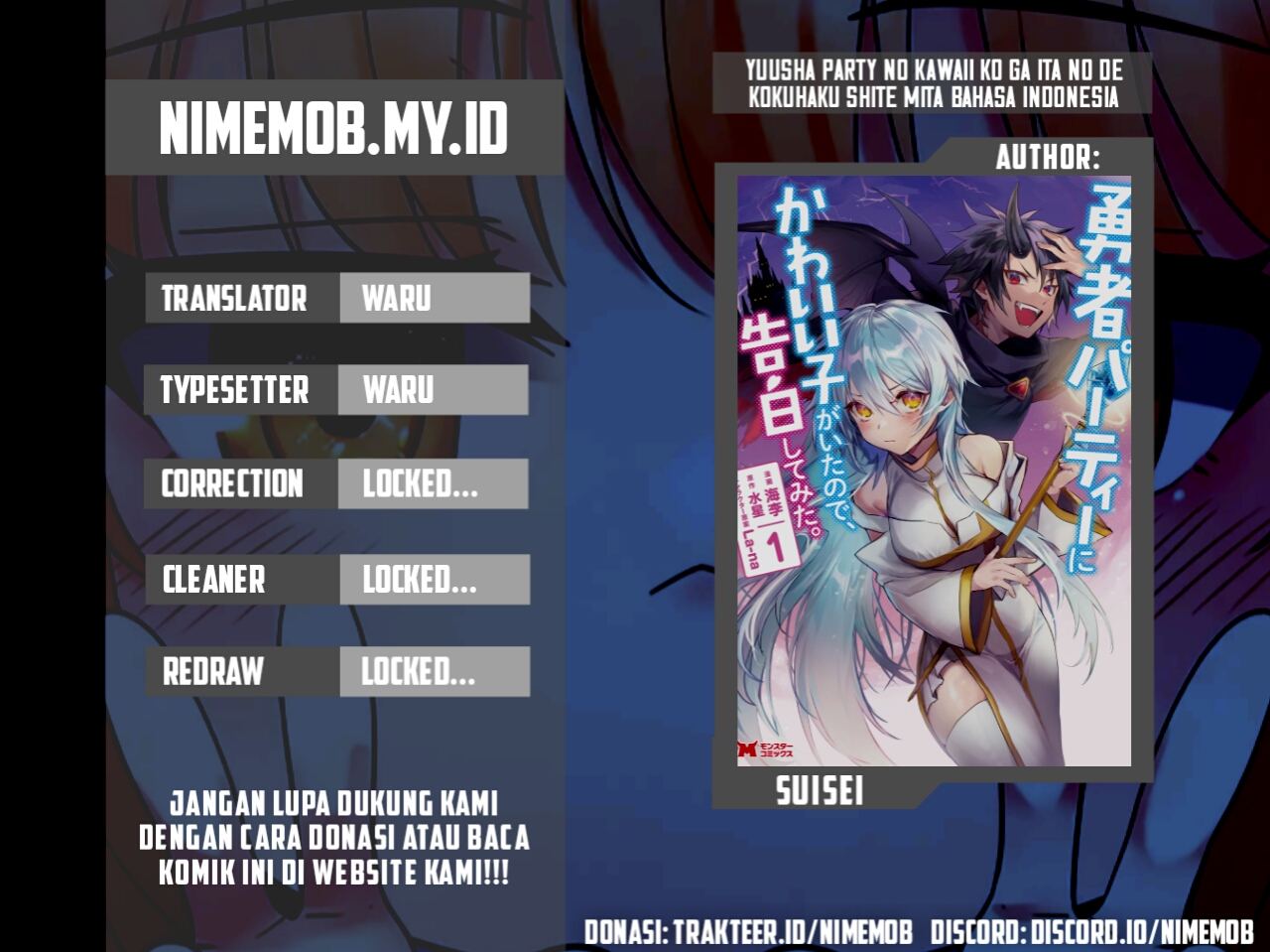 Yuusha Party ni Kawaii Ko ga Ita node, Kokuhaku shitemita. Chapter 10.1 - halaman 1