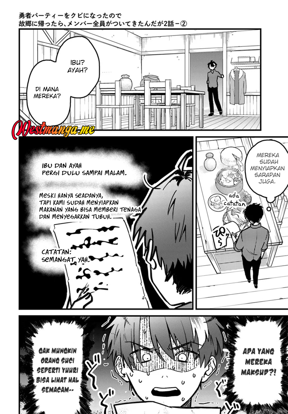 Yuusha Party wo Kubi ni Natta node Kokyou ni Kaettara, Member Zenin ga Tsuitekitan da ga Chapter 2.2 - halaman 2