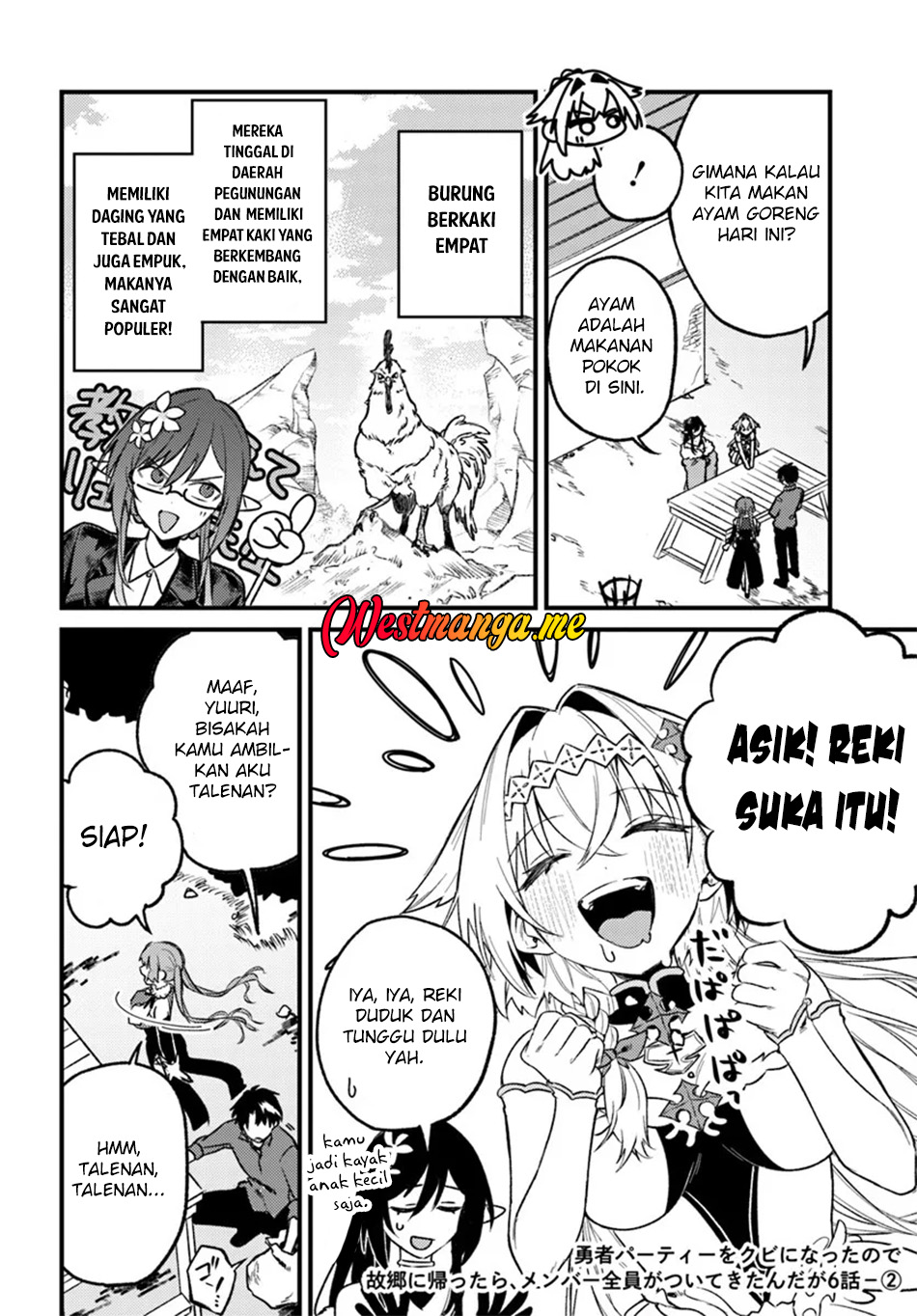Yuusha Party wo Kubi ni Natta node Kokyou ni Kaettara, Member Zenin ga Tsuitekitan da ga Chapter 6.2 - halaman 2