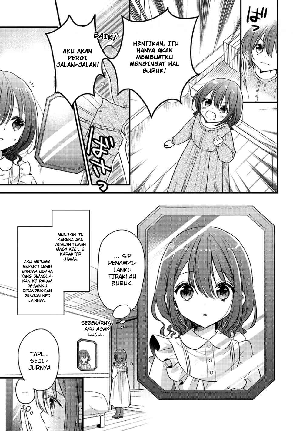 Yuusha-sama no Osananajimi to Iu Settei no Make Heroine ni Tensei shita node, Chougoushi ni Job Change Shimasu. Chapter 2 - halaman 6