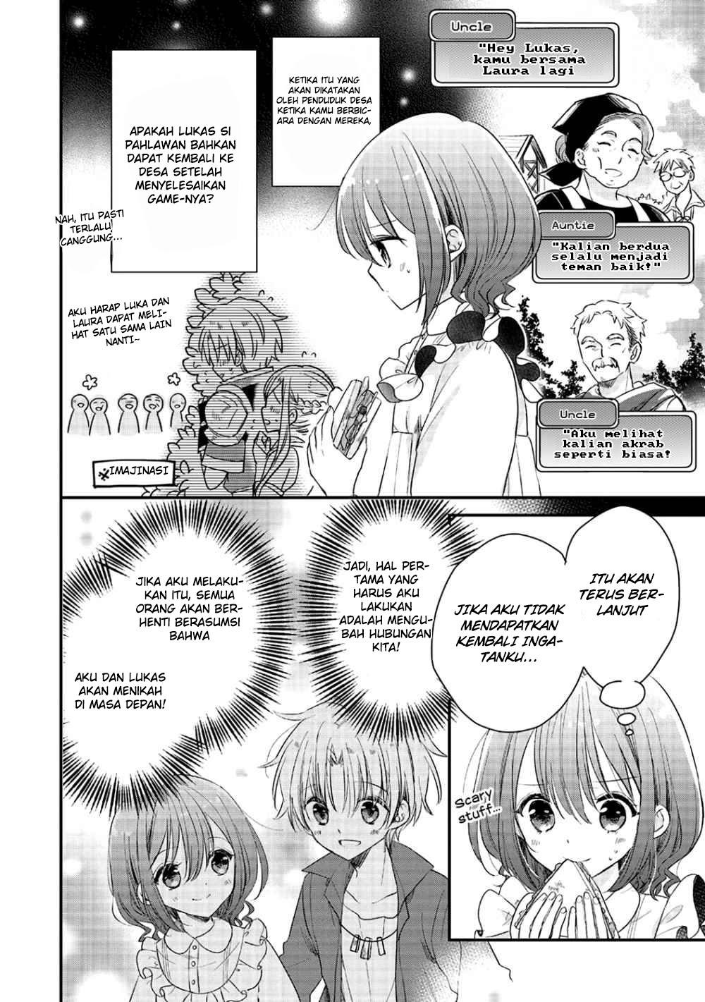 Yuusha-sama no Osananajimi to Iu Settei no Make Heroine ni Tensei shita node, Chougoushi ni Job Change Shimasu. Chapter 2 - halaman 9