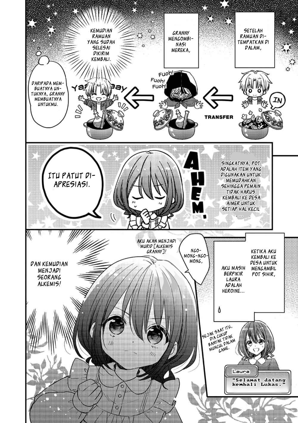 Yuusha-sama no Osananajimi to Iu Settei no Make Heroine ni Tensei shita node, Chougoushi ni Job Change Shimasu. Chapter 3 - halaman 11