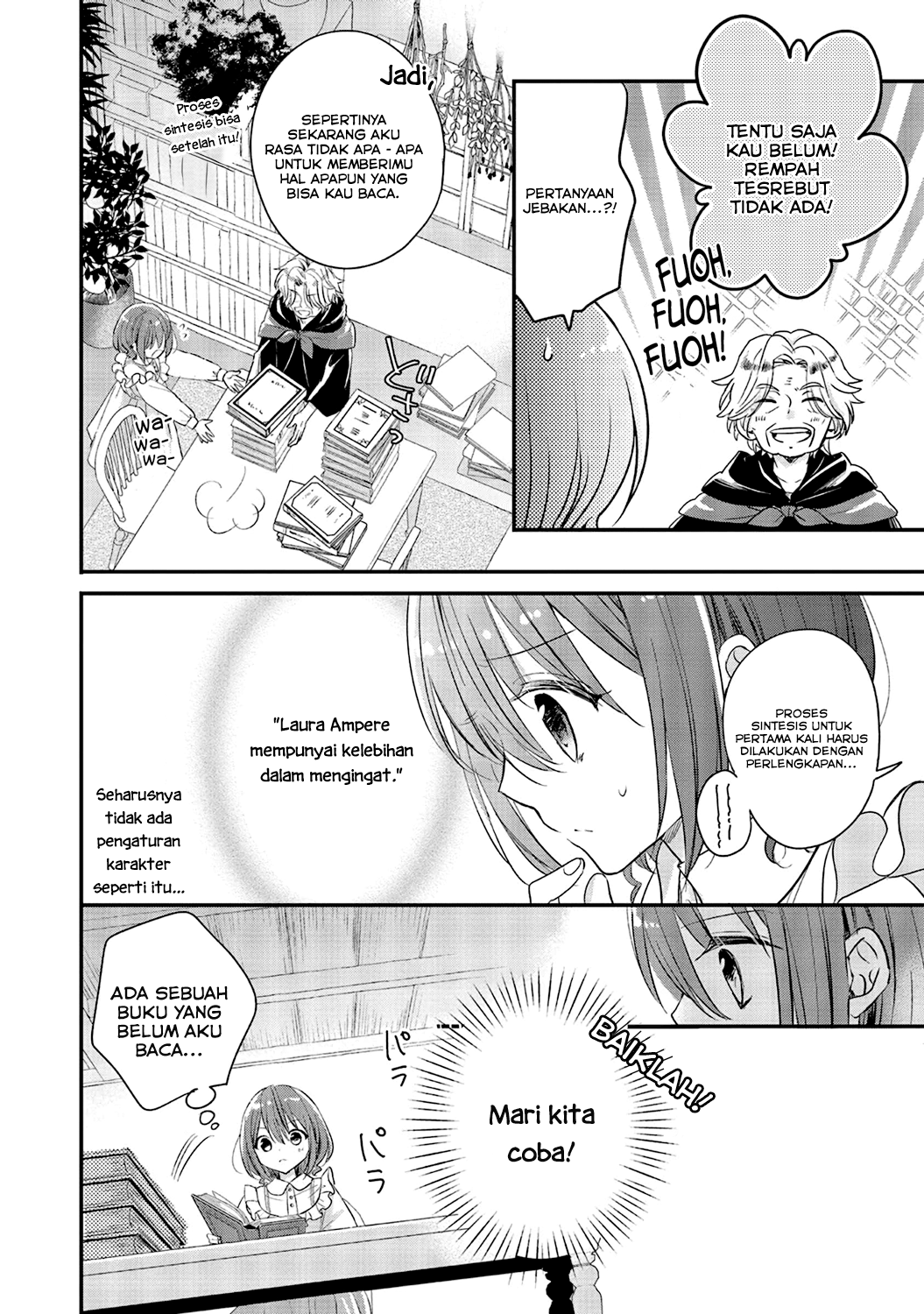 Yuusha-sama no Osananajimi to Iu Settei no Make Heroine ni Tensei shita node, Chougoushi ni Job Change Shimasu. Chapter 4 - halaman 9